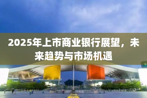2025年上市商业银行展望，未来趋势与市场机遇