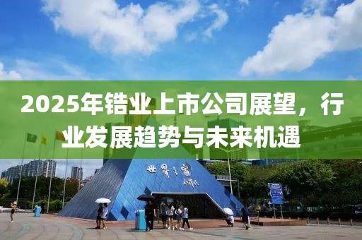 2025年锆业上市公司展望，行业发展趋势与未来机遇