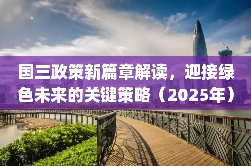 国三政策新篇章解读，迎接绿色未来的关键策略（2025年）