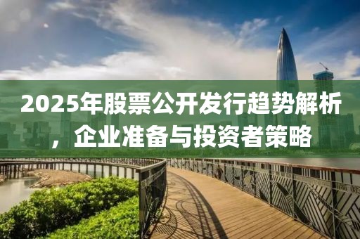2025年股票公开发行趋势解析，企业准备与投资者策略