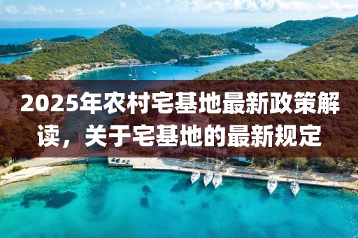 2025年农村宅基地最新政策解读，关于宅基地的最新规定
