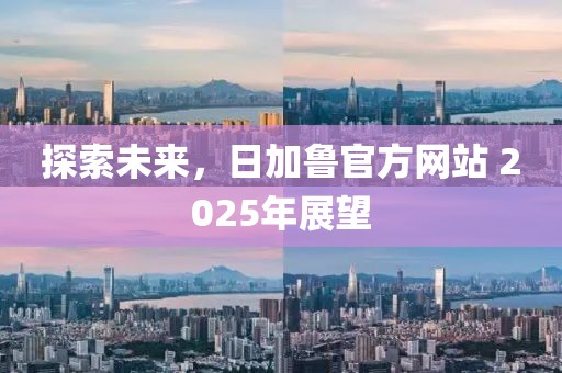 探索未来，日加鲁官方网站 2025年展望