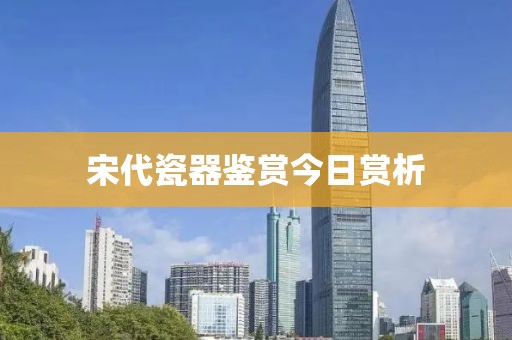 宋代瓷器鉴赏今日赏析