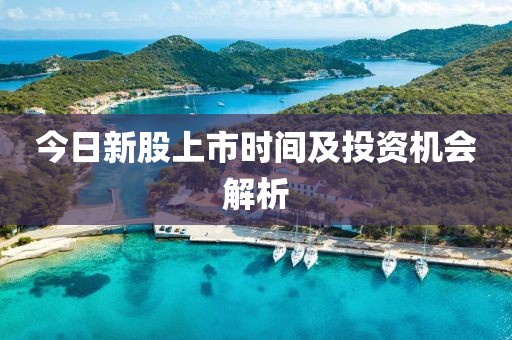 今日新股上市时间及投资机会解析