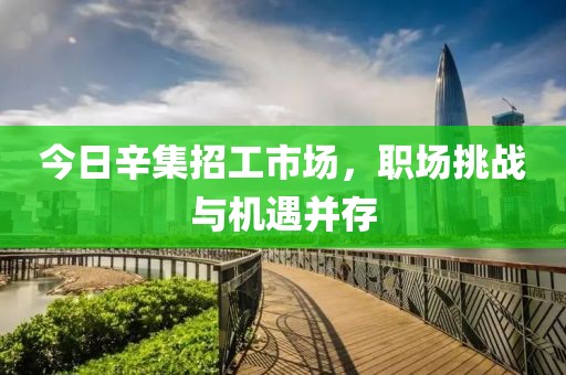 今日辛集招工市场，职场挑战与机遇并存