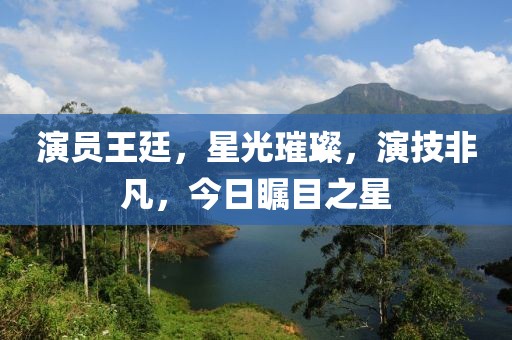 演员王廷，星光璀璨，演技非凡，今日瞩目之星
