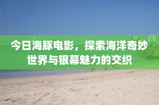 今日海豚电影，探索海洋奇妙世界与银幕魅力的交织