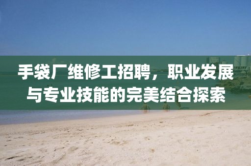 手袋厂维修工招聘，职业发展与专业技能的完美结合探索