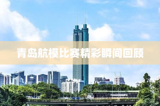 青岛航模比赛精彩瞬间回顾