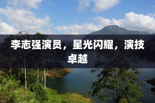李志强演员，星光闪耀，演技卓越