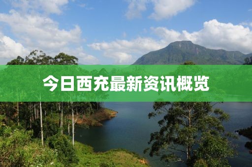 今日西充最新资讯概览