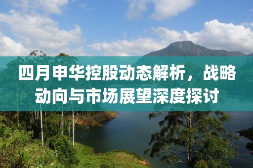 四月申华控股动态解析，战略动向与市场展望深度探讨