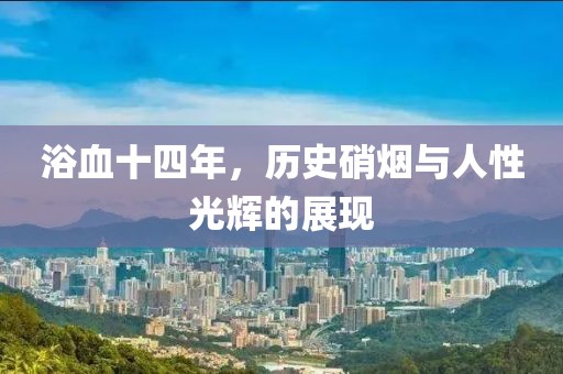 浴血十四年，历史硝烟与人性光辉的展现