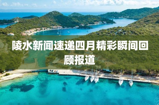 陵水新闻速递四月精彩瞬间回顾报道