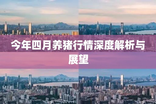 今年四月养猪行情深度解析与展望