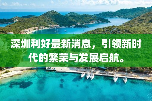 深圳利好最新消息，引领新时代的繁荣与发展启航。