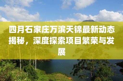四月石家庄万滨天锦最新动态揭秘，深度探索项目繁荣与发展
