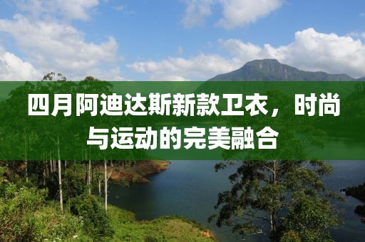 四月阿迪达斯新款卫衣，时尚与运动的完美融合