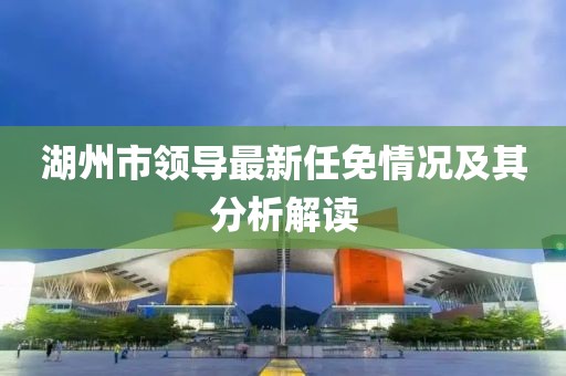 湖州市领导最新任免情况及其分析解读