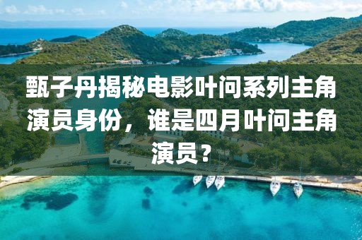 甄子丹揭秘电影叶问系列主角演员身份，谁是四月叶问主角演员？
