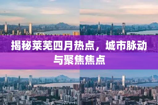 揭秘莱芜四月热点，城市脉动与聚焦焦点