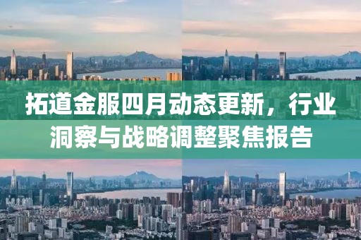 拓道金服四月动态更新，行业洞察与战略调整聚焦报告