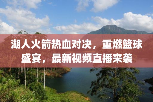 湖人火箭热血对决，重燃篮球盛宴，最新视频直播来袭
