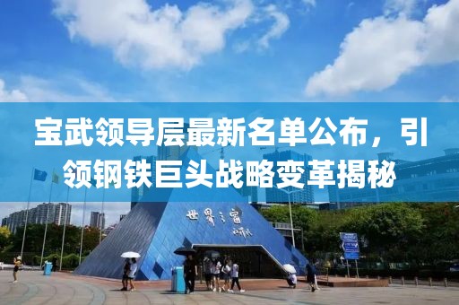 宝武领导层最新名单公布，引领钢铁巨头战略变革揭秘