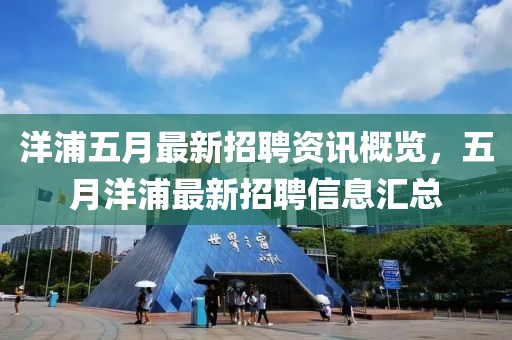 洋浦五月最新招聘资讯概览，五月洋浦最新招聘信息汇总