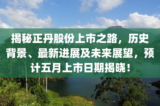 揭秘正丹股份上市之路，历史背景、最新进展及未来展望，预计五月上市日期揭晓！