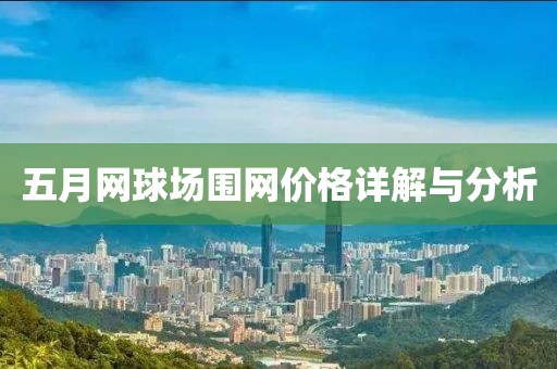 五月网球场围网价格详解与分析