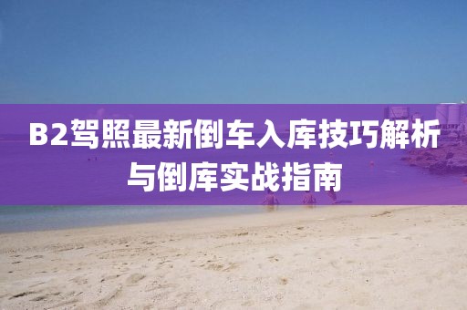 B2驾照最新倒车入库技巧解析与倒库实战指南