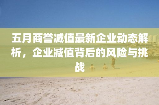 五月商誉减值最新企业动态解析，企业减值背后的风险与挑战