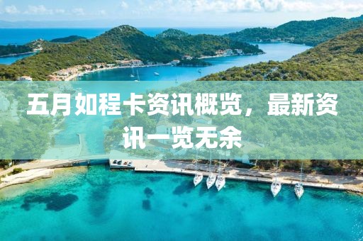 五月如程卡资讯概览，最新资讯一览无余