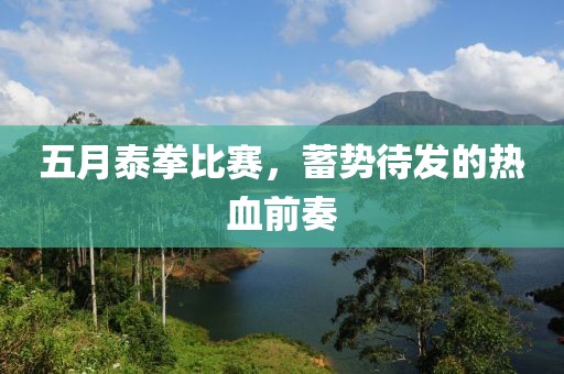五月泰拳比赛，蓄势待发的热血前奏