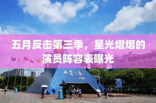 五月反击第三季，星光熠熠的演员阵容表曝光