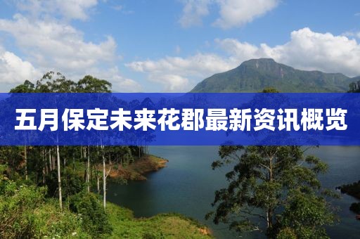 五月保定未来花郡最新资讯概览