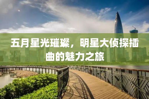 五月星光璀璨，明星大侦探插曲的魅力之旅