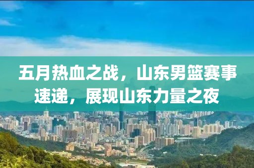五月热血之战，山东男篮赛事速递，展现山东力量之夜