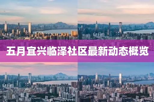 五月宜兴临泽社区最新动态概览