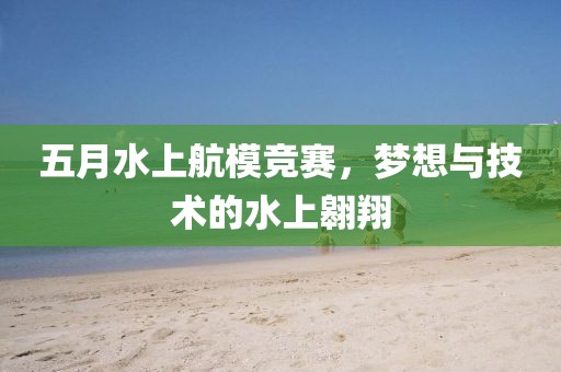 五月水上航模竞赛，梦想与技术的水上翱翔