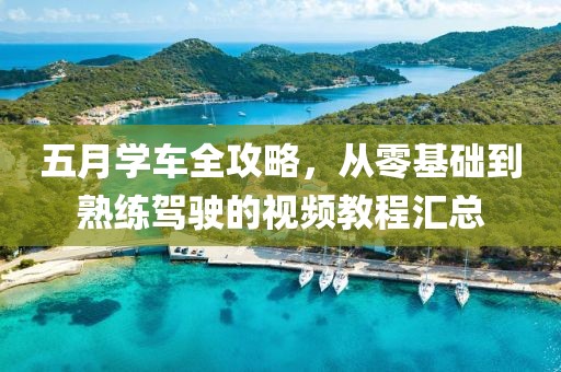 五月学车全攻略，从零基础到熟练驾驶的视频教程汇总