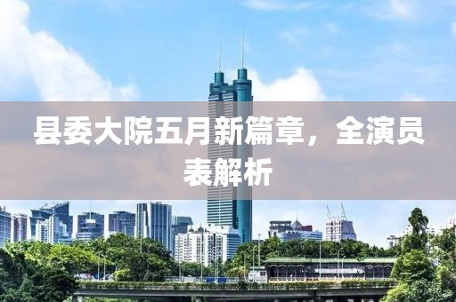 县委大院五月新篇章，全演员表解析
