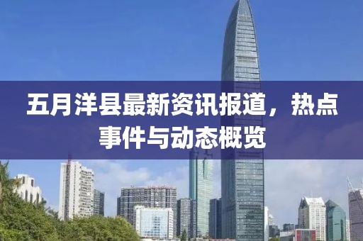 五月洋县最新资讯报道，热点事件与动态概览