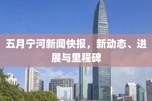五月宁河新闻快报，新动态、进展与里程碑
