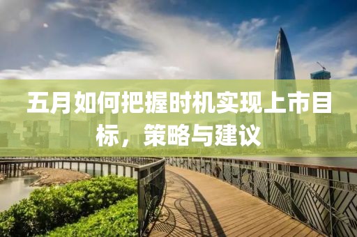 五月如何把握时机实现上市目标，策略与建议