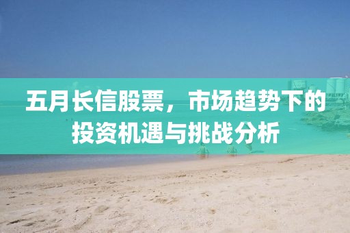 五月长信股票，市场趋势下的投资机遇与挑战分析