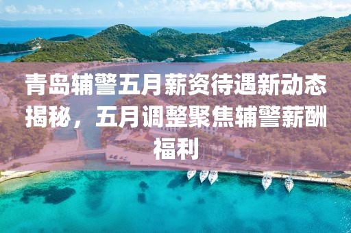 青岛辅警五月薪资待遇新动态揭秘，五月调整聚焦辅警薪酬福利