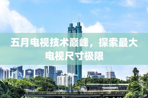 五月电视技术巅峰，探索最大电视尺寸极限