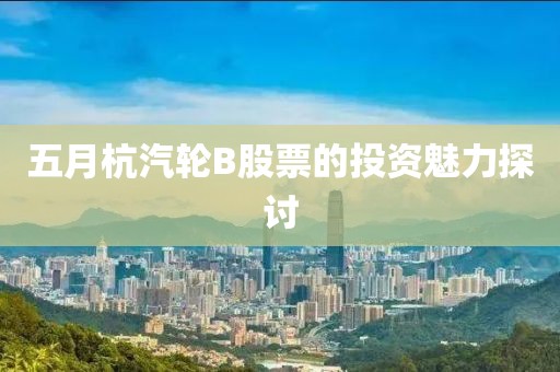 五月杭汽轮B股票的投资魅力探讨